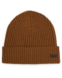 BOSS by HUGO BOSS Wool Fati-n Beanie in 