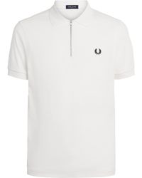 Fred Perry - Cotton Piqué Polo Shirt - Lyst