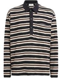 Song For The Mute - Stripe Polo Shirt - Lyst