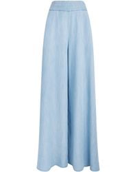 Palmer//Harding - Wide-Leg Clarity Trousers - Lyst