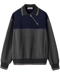 Miu Miu - Asymmetric-Zip Polo Sweatshirt - Lyst
