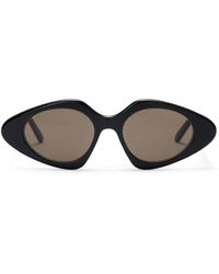 Loewe - Acetate Triangle Slim Sunglasses - Lyst