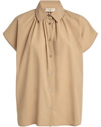 Weekend by Maxmara - Cotton Short-Sleeve Shirt - Lyst