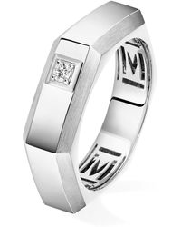 Messika - Moderniste And Diamond Medium Ring - Lyst