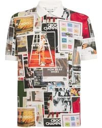 Lacoste - Do You Speak Print Polo Shirt - Lyst