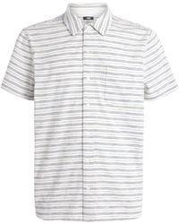 PAIGE - Cotton Stripe Carillo Polo Shirt - Lyst