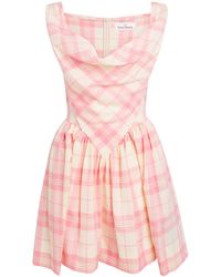 Vivienne Westwood - Wool-Blend Tartan Sunday Mini Dress - Lyst