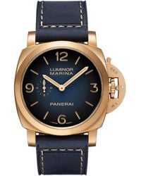 Panerai - Bronzo Luminor Marina Watch - Lyst