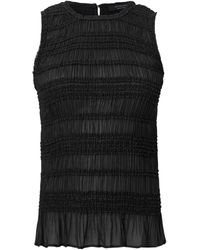 AllSaints - Shirred Marion Sleeveless Top - Lyst