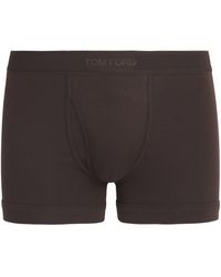 Tom Ford - Stretch-Cotton Logo Boxer Briefs - Lyst
