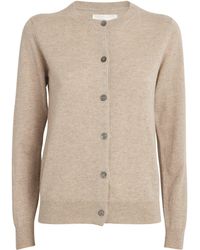Harrods - Cashmere Crew-Neck Cardigan - Lyst