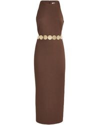 Veronica Beard - Linen-Blend Isla Midi Dress - Lyst