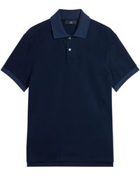 dunhill - Cotton Piqué Polo Shirt - Lyst