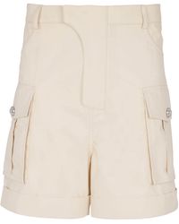 Balmain - Cotton Bermuda Cargo Shorts - Lyst