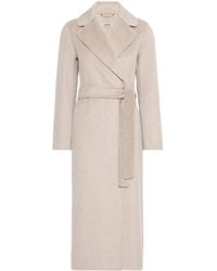 Max Mara - Virgin Wool-Cashmere Belted Coat - Lyst