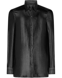Tom Ford - Silk-Blend Lurex Slim Shirt - Lyst