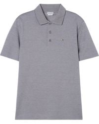 Burberry - Cotton Metallic Ekd Polo Shirt - Lyst