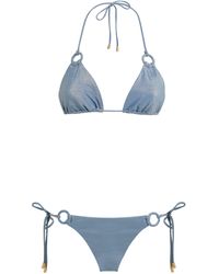 Zimmermann - Lurex Ring-detail August Bikini - Lyst