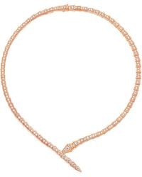 BVLGARI - And Diamond Serpenti Viper Necklace - Lyst