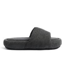 Rick Owens - Canvas Chancla Slides - Lyst