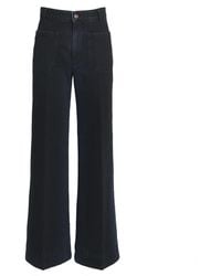 Victoria Beckham - Alina High-Rise Wide-Leg Jeans - Lyst