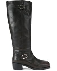 STAUD - Leather Brooklyn Knee-High Boots 50 - Lyst