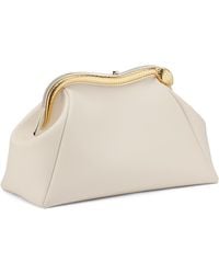 BVLGARI - Medium Leather Serpentine Clutch Bag - Lyst