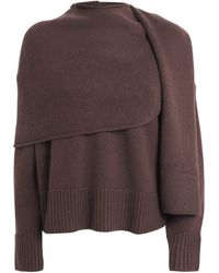 Jonathan Simkhai - Wool-Cashmere Elson Scarf Sweater - Lyst