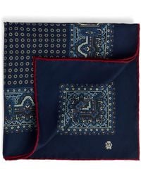 dunhill - Silk Printed Neckerchief - Lyst
