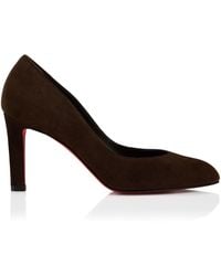 Christian Louboutin - Fannylove 85 Suede Pumps - Lyst