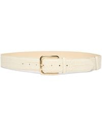 Marella - Leather Croc-Embossed Belt - Lyst