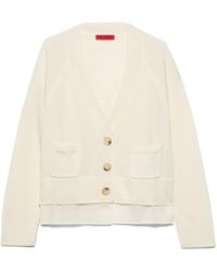 MAX&Co. - Linen-Blend Layered Cardigan - Lyst