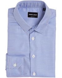 Giorgio Armani - Cotton Striped Shirt - Lyst