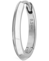Maria Tash - Faceted Metal Vertex Single Hoop Earring - Lyst