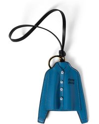 Miu Miu - Leather Shirt Keychain - Lyst