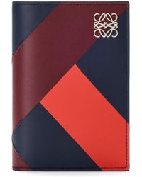 Loewe - Leather Anagram Passport Cover - Lyst
