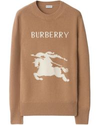 Burberry - Wool-Cashmere Logo Sweater - Lyst