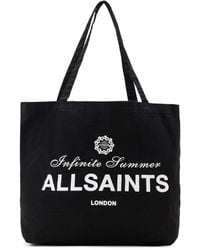 AllSaints - Canvas Soleil Tote Bag - Lyst