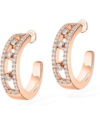Messika - Move Classique And Diamond Hoop Earrings - Lyst