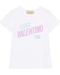 Valentino - Cotton Logo T-Shirt - Lyst