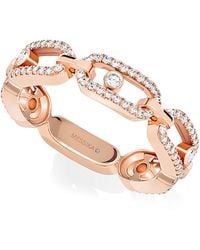 Messika - Move Link And Diamond Pavé Ring - Lyst