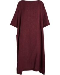 Eskandar - Linen T-shirt Midi Dress - Lyst