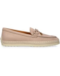 Tod's - Suede Laccetto Loafers 20 - Lyst