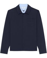 Givenchy - Wool Trompe-L'Oeil Shirt - Lyst