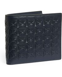 Serapian Leather Mosaico Bifold Wallet - Blue