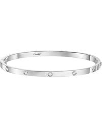 Cartier - Small And Diamond Love Bracelet - Lyst