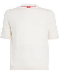 Isaia - Wool-Blend T-Shirt - Lyst