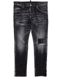 DSquared² - Distressed Skinny Skater Jeans - Lyst