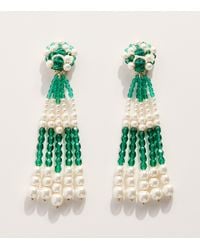 Coppola E Toppo - Beaded Frangia Clip-On Earrings - Lyst