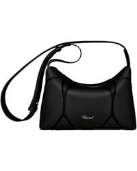 Chopard - Grained Calfskin Diamond Cross-Body Bag - Lyst